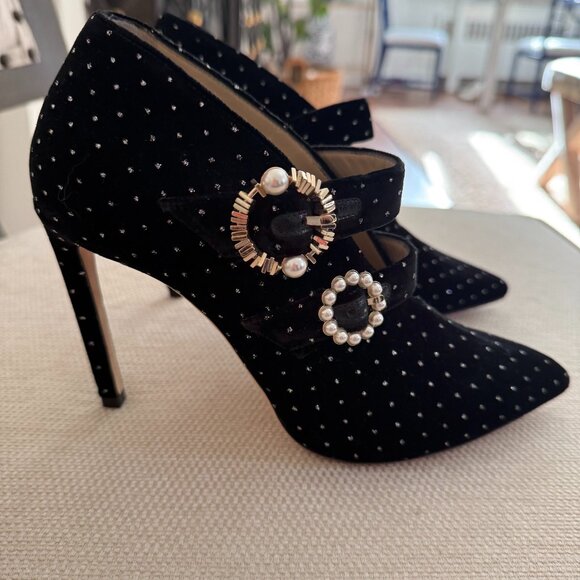 Jimmy Choo Velvet Bootie size 36.5 - Picture 1 of 5